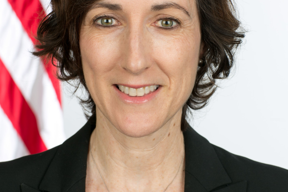 Anne Rung, Administrator, OFPP, portrait taken during the commissioned officer portrait session in the Eisenhower Executive Office Building of the White House, Sept. 30, 2014. (Official White House Photo by Chuck Kennedy)