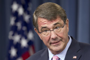 In this Sept. 30, 2015, photo Defense Secretary Ash Carter speaks to reporters during a news conference at the Pentagon. The defense policy bill is one of the few bipartisan measures in Congress that has become law for more than a half-century. Not so fast this year as President Barack Obama threatens to veto the bill moving through the House amid a bitter dispute about government spending. Carter told reporters on Wednesday that he wants Obama to veto it.  (AP Photo/Manuel Balce Ceneta)