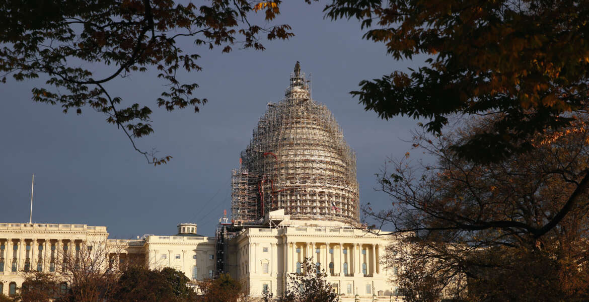 FILE - In this Nov. 22, 2015 file photo, The Capitol dome is seen on Capitol Hill. It’s been like a long-delayed New Year’s resolution for the GOP. But 2016 will finally be the year congressional Republicans put legislation on President Barack Obama’s desk repealing “Obamacare.” (AP Photo/Alex Brandon, File)