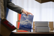 Copies of the President Barack Obama's fiscal 2017 federal budget are unpacked after being delivered to the House Budget Committee Room on Capitol Hill in Washington, Tuesday, Feb. 9, 2016. President Barack Obama unveils his eighth and final budget, a $4 trillion-plus proposal thats freighted with liberal policy initiatives and new and familiar tax hikes, sent to a dismissive Republican-controlled Congress. (AP Photo/Andrew Harnik)