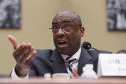 Education Department Chief Information Officer Dr. Danny Harris testifies before the House Committee on Oversight and Government Reform hearing on 'U.S. Department of Education: Investigation of the CIO' on Capitol Hill in Washington, Tuesday, Feb.  2, 2016. (AP Photo/Molly Riley)