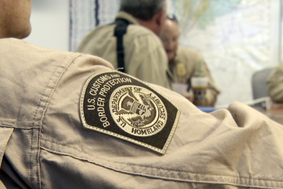 U.S. Customs and Border Protection agents attend a briefing in Jacksonville, Fla. (AP Photo/Joshua Replogle)