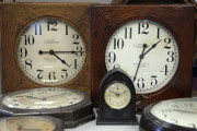 A collection of antique clocks are displayed in the lobby at the Electric Time Company in Medfield, Mass., Thursday, March 10, 2016. Most Americans will lose an hour of sleep this weekend, but gain an hour of evening light for months ahead, as Daylight Saving Time returns this weekend. The time change officially starts Sunday at 2 a.m. local time. (AP Photo/Charles Krupa)