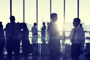 Group of Business people in Office Building