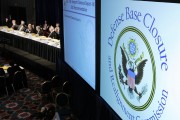 Defense Base Closure and Realignment Commission, casts vote during final deliberations, Arlington, Virginia, photo