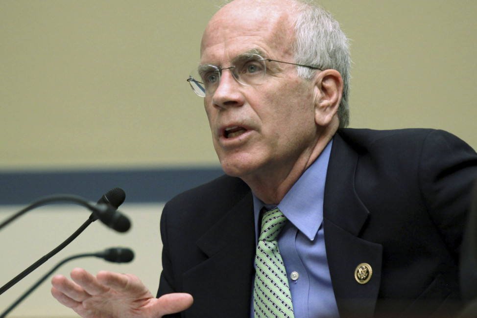 FILE - In this March 17, 2015 file photo, Rep. Pete Welch, D-Vt. speaks on Capitol Hill in Washington. Welch said in May 2016 that Congress did not appear likely to soon take action on sharp increases in drug prices, but was glad to see Vermont take the lead on the issue. A bill awaits Vermont Gov. Peter Shumlin's signature in May 2016 that would make it the first state requiring drug companies to explain their price increases. The legislation would have regulators develop an annual list of up to 15 drugs that have seen the biggest price increases. Manufacturers then would have to justify the increases to the attorney general's office. (AP Photo/Lauren Victoria Burke, File)