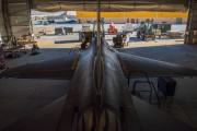 Phase technicians from the 455th Expeditionary Aircraft Maintenance Squadron work on an F-16C Fighting Falcon during routine phase maintenance at Bagram Airfield, Afghanistan, May 18, 2016. Phase inspections are performed on aircraft every 300 flight hours and involve procedural maintenance actions that require robust attention to detail. (U.S. Air Force photo/Senior Airman Justyn M. Freeman)