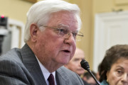 FILE - In this Jan. 14, 2013 file photo, House Appropriations Committee Chairman Rep. Harold Rogers, R-Ky. speaks on Capitol Hill in Washington. Rogers is weighing legislation that would slash funds for Amtrak by 18 percent just hours after a deadly train crash in Philadelphia. The committee began work on Wednesday on an overall spending bill for transportation and housing that totals $55 billion. (AP Photo/J. Scott Applewhite, File)