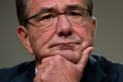 Defense Secretary Ash Carter testifies on Capitol Hill in Washington, Thursday, Sept. 22, 2016, before the Senate Armed Services Committee hearing. Carter faced sharp questions from Republicans angry that the Obama administration is not taking more aggressive steps to end the 5-year-old-civil war in Syria.   (AP Photo/Andrew Harnik)