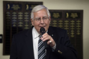 FILE - In this Nov. 4, 2014, file photo, Sen. Mike Enzi, R-Wyo. gives a victory speech during his election party in Gillette, Wyo. Thanks to Congress recent tax and spending spree, Republicans intent on fulfilling a political promise will have to propose far deeper cuts to domestic programs to bring the governments deteriorating balance sheet back into the black. "Its not only realistic but essential," Enzi,  said of balancing the budget. "This country is going to be bankrupt if we dont do something." (AP Photo/Tim Goessman, File)