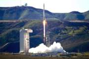 An Atlas 5 rocket carrying the NROL-79 mission is launched at the Vandenberg Air Force Base, Calif., on Wednesday, March 1, 2017. The rocket carrying a classified U.S. satellite dubbed NROL-79 is described only as a national security payload for the National Reconnaissance Office. (Matt Hartman via AP)