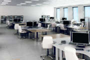 Modern empty office interior