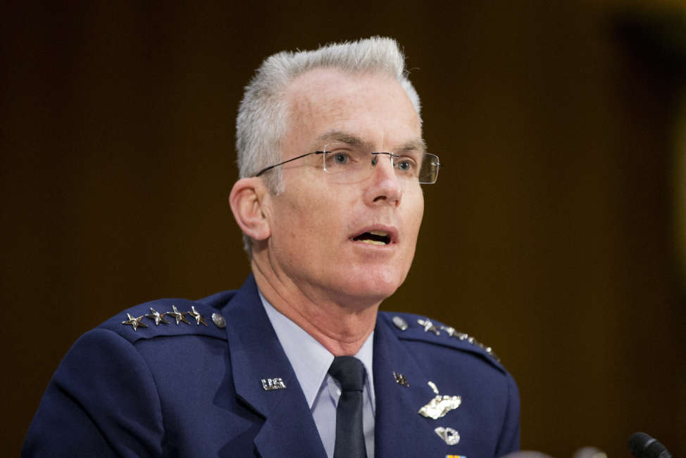 Joints Chiefs of Staff Vice Chairman Gen. Paul Selva testifies before the Senate Armed Services Committee in Washington, Wednesday, Dec. 9, 2015. (AP Photo/Pablo Martinez Monsivais)