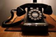 FILE - This Wednesday, April 14, 2016, file photo, shows a push-button landline telephone, in Whitefield, Maine. According to a U.S. government survey released Thursday, May 4, 2017, homes and apartments with only cellphone service exceeded 50 percent for the first time, reaching 50.8 percent for the last six months of 2016. On the flip side, 45.9 percent of U.S. households still have landline phones, including newer internet-based services common with cable TV and internet packages, while the remaining households have no phone service at all. More than 39 percent of U.S. households have both landline and cellphone service. (AP Photo/Robert F. Bukaty, File)