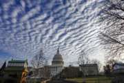 The Capitol is quiet as lawmakers finished legislative business for the year and passed a temporary spending bill to avoid a government shutdown, in Washington, Friday, Dec. 22, 2017. Congress is putting off until 2018 some of its most disputed issues, including immigration, health care and the federal budget. (AP Photo/J. Scott Applewhite)