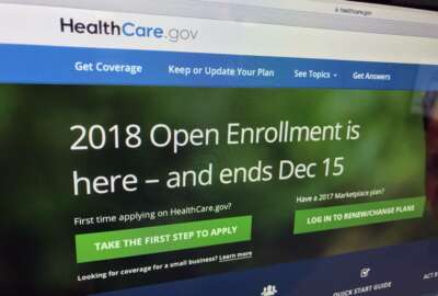 The HealthCare.gov website is photographed in Washington on Dec. 15, 2017. A burst of sign-ups is punctuating the end of a tumultuous year for former President Barack Obama’s health care law. Strong consumer interest around Friday’s enrollment deadline for 2018 was seen as validation for the program’s subsidized individual health insurance. But the Affordable Care Act’s troubles aren’t over. Even if full repeal now seems off the table, actions by the Republican-led Congress and the Trump administration could undermine the ACA’s insurance markets. (AP Photo/Jon Elswick