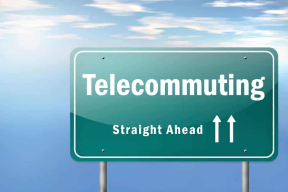 Highway Signpost Telecommuting