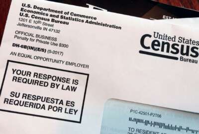 FILE - This March 23, 2018 file photo shows an envelope containing a 2018 census letter mailed to a resident in Providence, R.I., as part of the nation's only test run of the 2020 Census. A Trump administration plan to include a citizenship question on the 2020 Census has prompted legal challenges from many Democratic-led states. But not a single Republican attorney general has sued _ not even from states with large immigrant populations. (AP Photo/Michelle R. Smith)