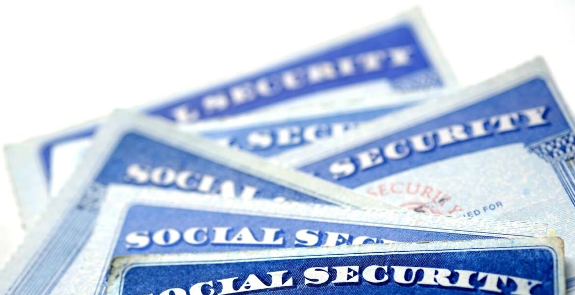 Social Security Cards for identification and retirement USA
