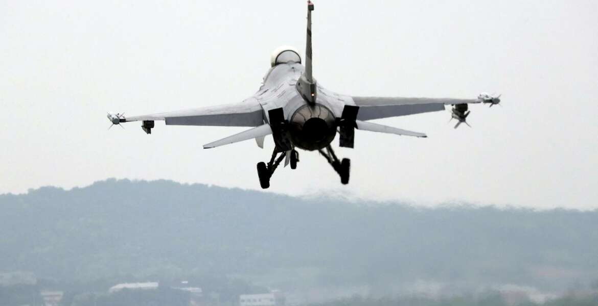 A U.S. Air Force F-16 fighter jet prepares to land as South Korea and the United States conduct the Max Thunder joint military exercise at the Osan U.S. Air Base in Pyeongtaek, South Korea, Wednesday, May 16, 2018. North Korea on Wednesday canceled a high-level meeting with South Korea and threatened to scrap a historic summit next month between President Donald Trump and North Korean leader Kim Jong Un over military exercises between Seoul and Washington that Pyongyang has long claimed are invasion rehearsals. (Kwon Joon-woo/Yonhap via AP)