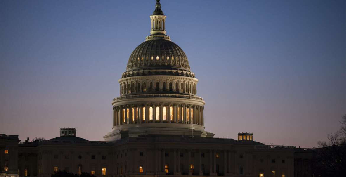 The Capitol is seen at dawn in this March, 17, 2017 photo, in Washington.  The Republican effort to shove broad, election-year immigration legislation through Congress has collapsed, but their ordeal over the politically searing issue is far from finished.  (AP Photo/J. Scott Applewhite)