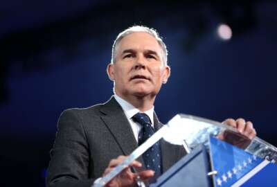Attorney General Scott Pruitt of Oklahoma speaking at the 2016 Conservative Political Action Conference (CPAC) in National Harbor, Maryland.

 
Please attribute to if used elsewhere.