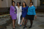 Adriane Burton, (left), chief information officer at the Health Resources and Services Administration, won AFFIRM’s Leadership Award for Service to the Citizen and the Country. She celebrated with Onelia Codrington, (second to left), founder and CEO of Performance Value Management and AFFIRM board member; Pamela McCauley, (second to right) industrial engineer and professor at the National Science Foundation; and Luwanda Jones, (right) interim deputy CIO at the Veteran Affairs Department and an AFFIRM board member.