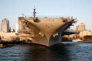 Aircraft Carrier in the dock