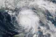 This Tuesday, Oct. 9, 2018 satellite image provided by NOAA shows Hurricane Michael, center, in the Gulf of Mexico. (NOAA via AP)