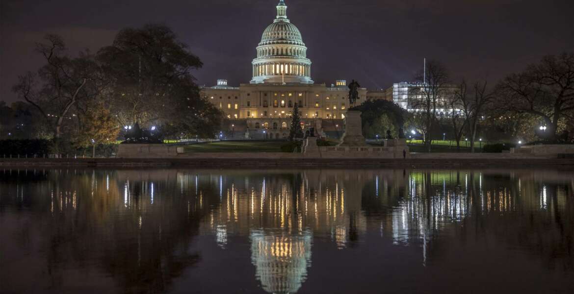 The Capitol is seen early morning in Washington, Friday, Nov. 30, 2018. (AP Photo/J. Scott Applewhite)