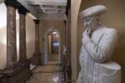 A statue of Benjamin Franklin is seen in an empty corridor outside the Senate at the Capitol in Washington, Thursday, Dec. 27, 2018, during a partial government shutdown. Chances look slim for ending the partial government shutdown any time soon. Lawmakers are away from Washington for the holidays and have been told they will get 24 hours' notice before having to return for a vote. (AP Photo/J. Scott Applewhite)