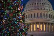 The Capitol is seen at twilight in Washington, Monday, Dec. 17, 2018. The fight over President Donald Trump's $5 billion wall funds deepened Monday, threatening a partial government shutdown in a standoff that has become increasingly common in Washington. (AP Photo/J. Scott Applewhite)