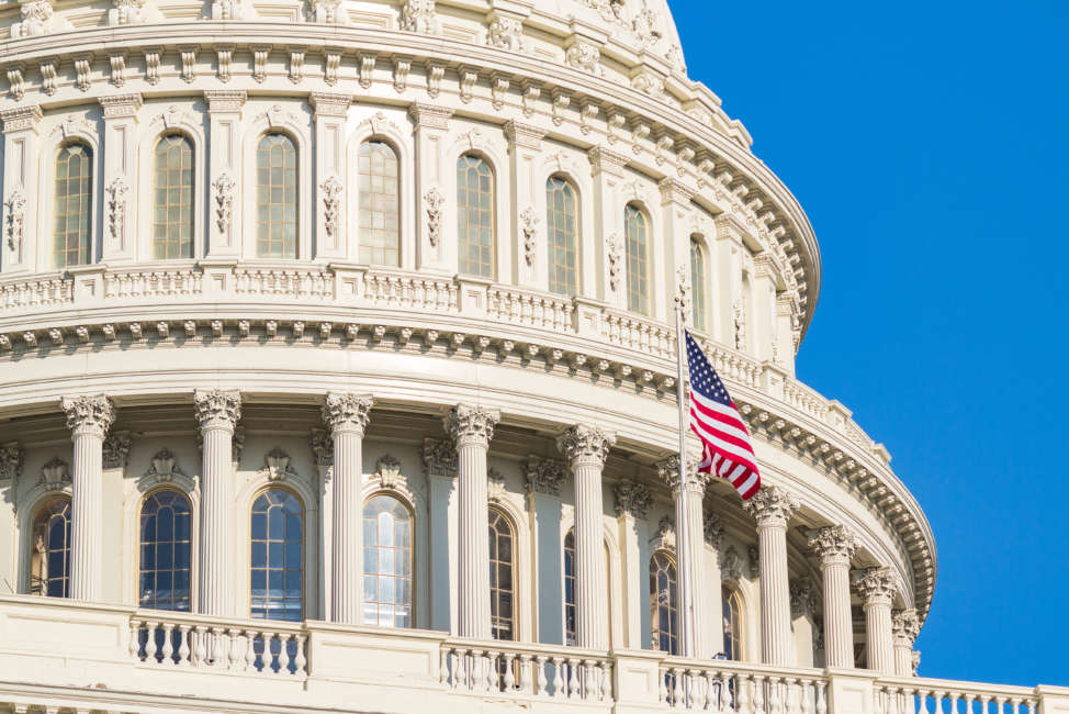 Dome of The United States Capitol Building.