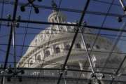 FILE - In this Jan. 10, 2019, photo, the Capitol Dome is seen through a skylight in the Capitol Visitors Center in Washington. Last User: The government shutdown is in many ways wreaking havoc: Hundreds of thousands of federal employees don’t know when they’ll see their next paycheck, and low-income Americans who rely on the federal safety net worry about whether they’ll make ends meet should the stalemate in Washington carry on another month. (AP Photo/J. Scott Applewhite)