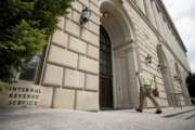 FILE- In this Aug. 19, 2015, file photo the Internal Revenue Service Building in Washington. The prolonged government shutdown couldn’t come at a worse time for the Internal Revenue Service. The tax filing season is opening soon. And for taxpayers, payments for those who owe Uncle Sam likely will still be due April 15, but people due refunds could see a delay if the partial shutdown persists.  (AP Photo/Andrew Harnik, File)