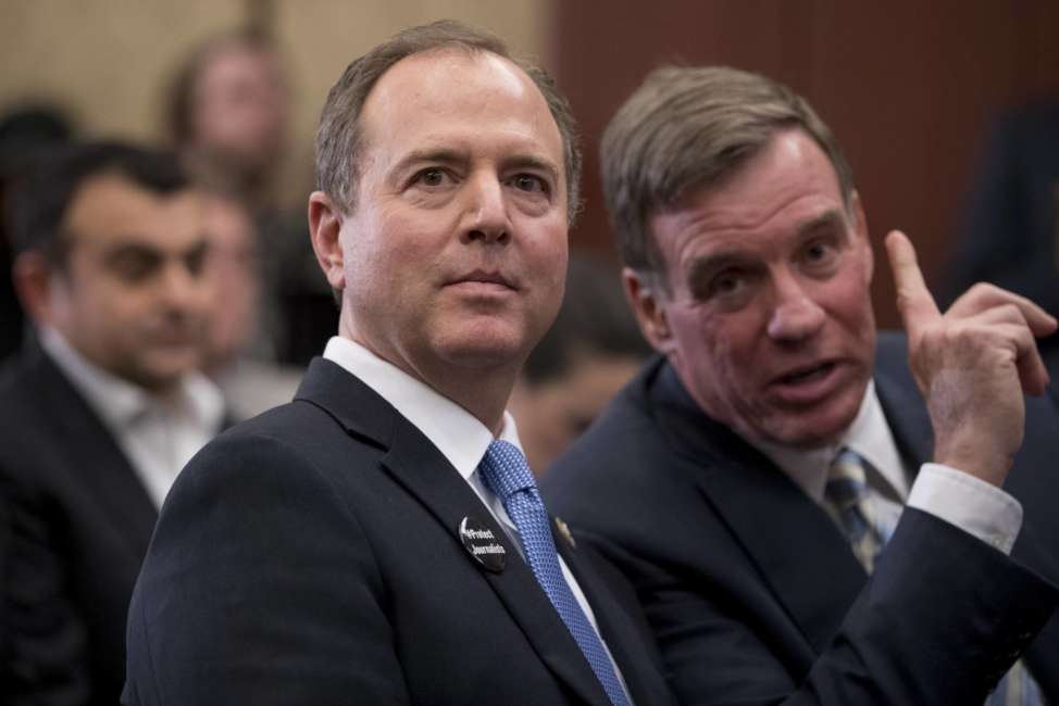 Mark Warner, Adam Schiff