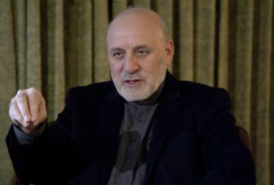 Afghan president's special peace envoy Mohammad Omer Daudzai speaks during an interview with The Associated Press in Islamabad, Pakistan, Wednesday, Jan. 9, 2019.  Daudzai expressed hope Tuesday that the war that has ravaged Afghanistan for over 17-years and cost the United States an estimated one trillion dollars will end in 2019. (AP Photo/Anjum Naveed)