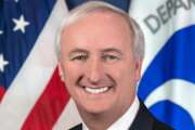 In this image provided by the Department of Transportation, deputy transportation secretary Jeffrey Rosen is shown in his official portrait in Washington. President Donald Trump has nominated Rosen to be the next deputy attorney general. (Department of Transportation via AP)