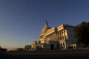 The U.S. Capitol is seen during a sunrise in Washington, Wednesday Feb. 27, 2019. Michael Cohen, President Donald Trump's former personal lawyer, will testify today before the House Oversight and Reform Committee in an open hearing. (AP Photo/Jose Luis Magana)