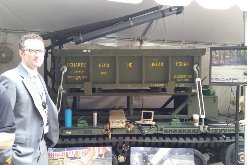 Dozens of scientists, researches and engineers from military laboratories around the Department of Defense descended on the Pentagon courtyard, April 25, 2019, to participate in the 2019 DOD Lab Day. As part of the lab day, scientific experts explained the projects and technology under development now that is meant to help warfighters by increasing their lethality and enhancing their protection. / 190425-D-NU123-0001 / C. Todd Lopez / Defense.gov