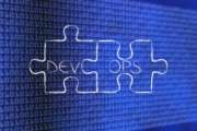 matching pieces of puzzle with text DevOps,