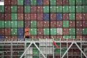 FILE - In this June 19, 2019, file photo cargo containers are stacked on a ship at the Port of Los Angeles in Los Angeles. The market for small businesses cooled for the third straight quarter. That report comes from BizBuySell.com, an online marketplace for small companies that counted 2,444 transactions reported by business brokers from April through June, down 9.6% from 2,705 in the second quarter of last year. (AP Photo/Marcio Jose Sanchez, File)