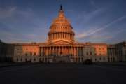 The rising sun divides the West Front of the U.S. Capitol in Washington, Wednesday morning, Sept. 25, 2019, the day after Speaker of the House Nancy Pelosi, D-Calif., declared she will launch a formal impeachment inquiry against President Donald Trump. (AP Photo/J. Scott Applewhite)