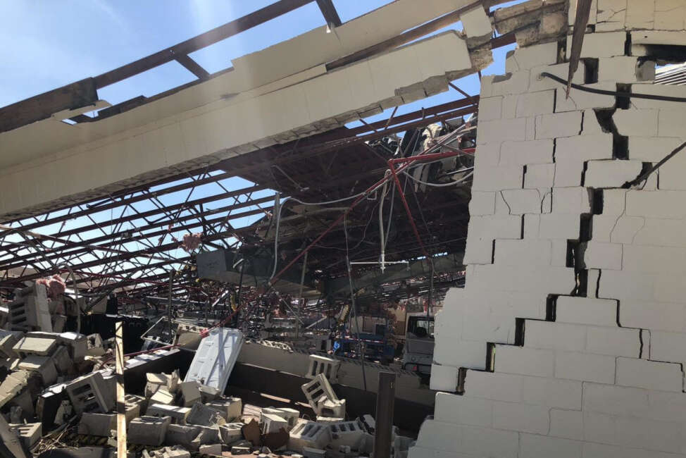 The aftermath of Hurricane Michael at Tyndall Air Force Base, Fla. (courtesy photo)