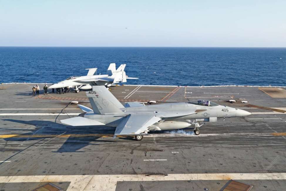 USS Gerald R. Ford Achieves 1000th Aircraft Arrestment, Launch