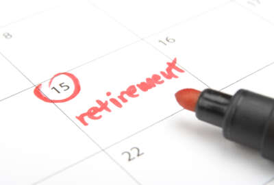 Look forward retirement payday - retirement written in calendar and highlighter