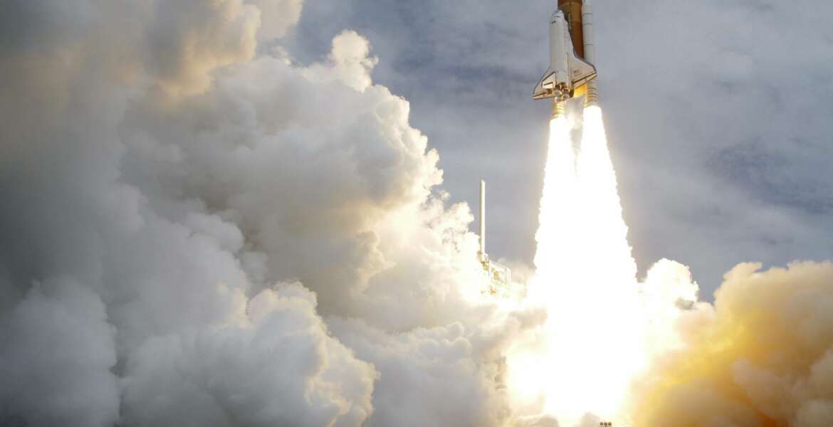 FILE - In this Friday, July 8, 2011 file photo, the space shuttle Atlantis lifts off from the Kennedy Space Center in Cape Canaveral, Fla. Atlantis was the 135th and last space shuttle launch for NASA. (AP Photo/John Raoux)