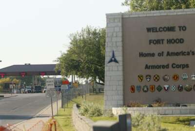 This Nov. 5, 2009 file photo shows the entrance to Fort Hood Army Base in Fort Hood, Texas, near Killeen, Texas. As much as President Donald Trump enjoys talking about winning and winners, the Confederate generals he vows will not have their names removed from U.S. military bases were not only on the losing side of rebellion against the United States, some weren't even considered good generals. Or even good men. The 10 generals include some who made costly battlefield blunders; others mistreated captured Union soldiers, some were slaveholders, and one was linked to the Ku Klux Klan after the war. (AP Photo/Jack Plunkett, File)