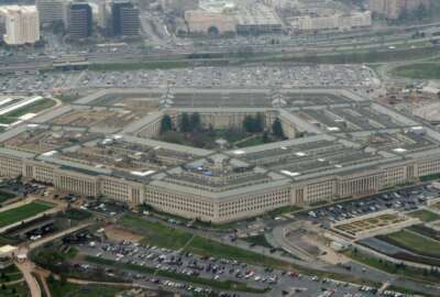 FILE - This March 27, 2008 file photo shows the Pentagon in Washington. A Senate committee abruptly canceled a confirmation hearing Thursday on retired Army Brig. Gen. Anthony Tata's nomination to a top Pentagon post after a furor over offensive remarks he made about Islam and other inflammatory comments. (AP Photo/Charles Dharapak, File)