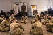 Soldiers participate in equal opportunity training at Fort Eustis, Virginia, June 23, 2020. The 60-hour course is designed to prepare Soldiers to be equal opportunity advisers in their respective units. (U.S. Army photo by David Overson) (Photo Credit: David Overson)